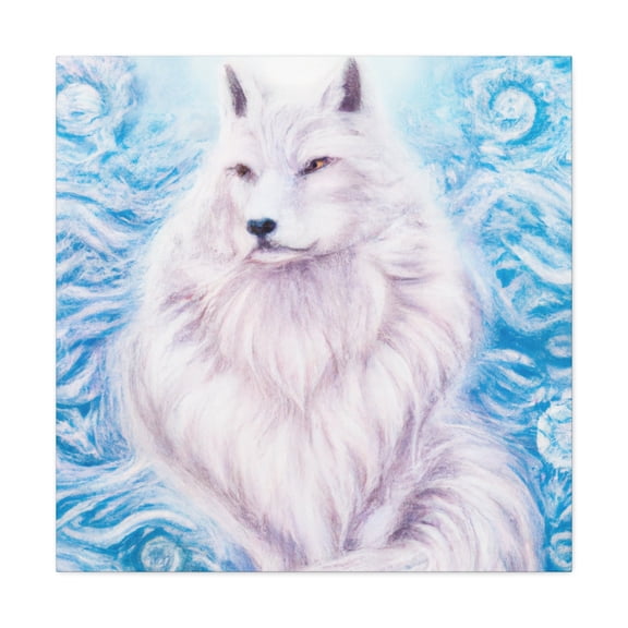 Frozen Arctic Wolfscape - Canvas