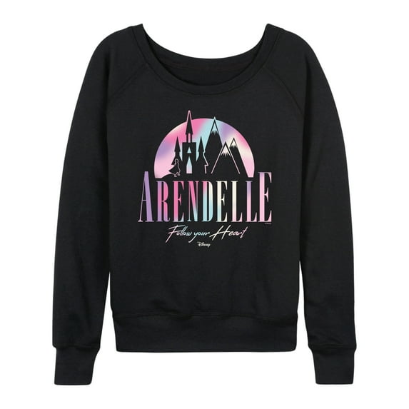 Frozen - Arendelle Destination - Women's French Terry Pullover Long Sleeve Shirt