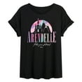 thumbnail image 1 of Frozen - Arendelle Destination - Women's Oversized Graphic T-Shirt, 1 of 5