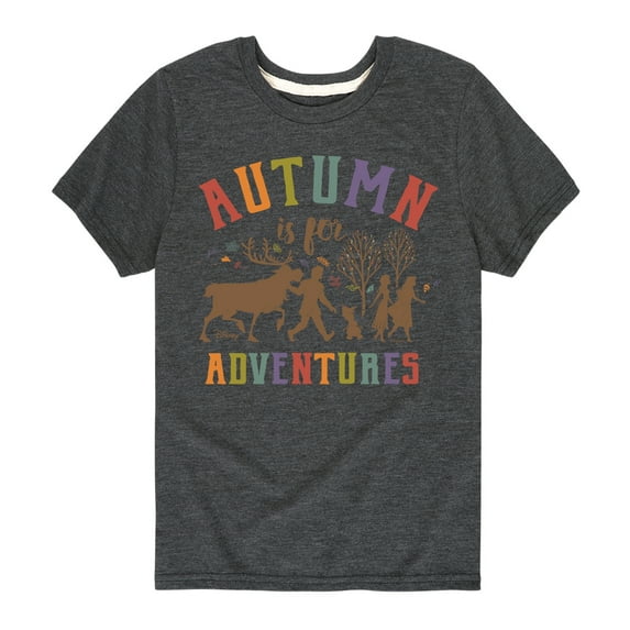 Frozen - Autumn Is For Adventure - Toddler And Youth Short Sleeve Graphic T-Shirt