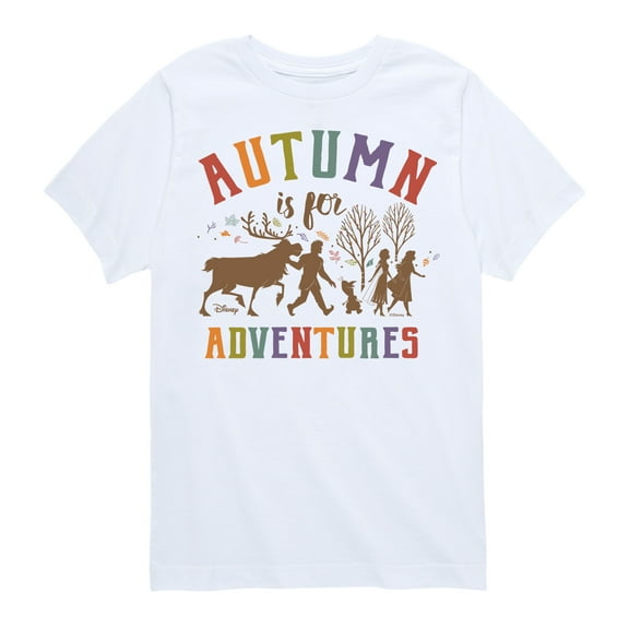 Frozen - Autumn Is For Adventure  - Toddler And Youth Short Sleeve Graphic T-Shirt