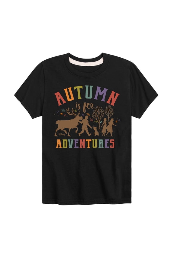 Frozen - Autumn Is For Adventure  - Toddler And Youth Short Sleeve Graphic T-Shirt