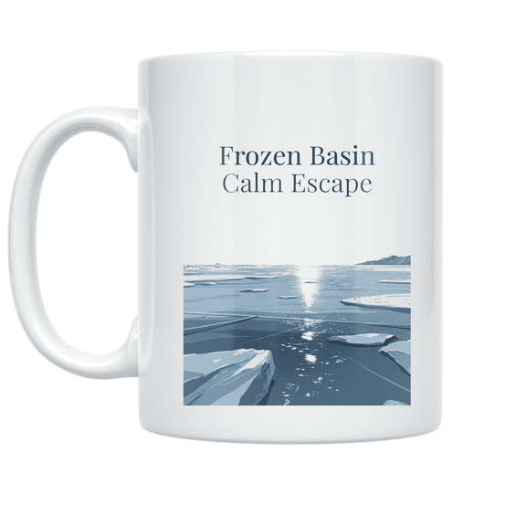 Frozen Basin Calm Escape - Nature Lover - 11 oz Ceramic Coffee Mug