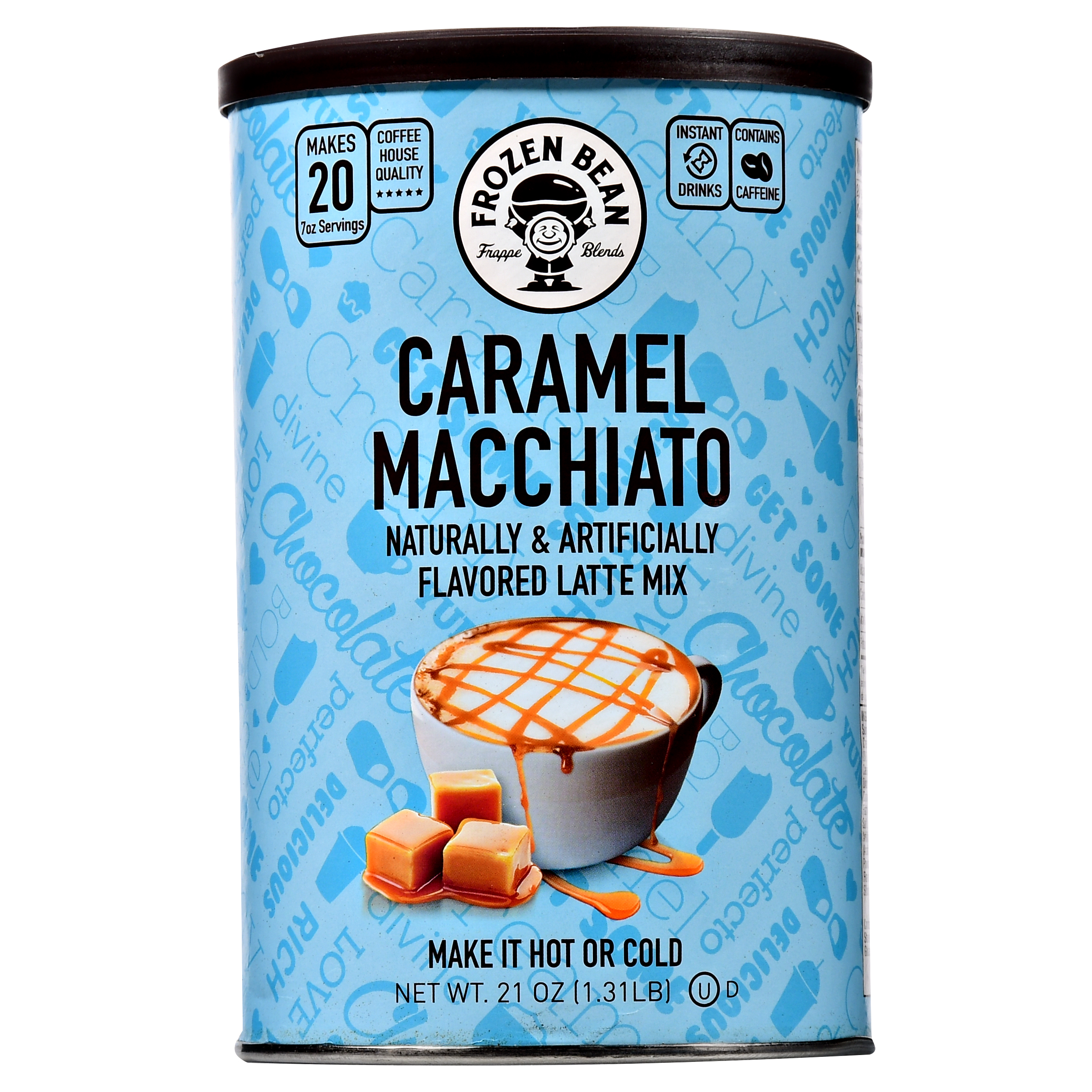 The frozen bean caramel macchiato
