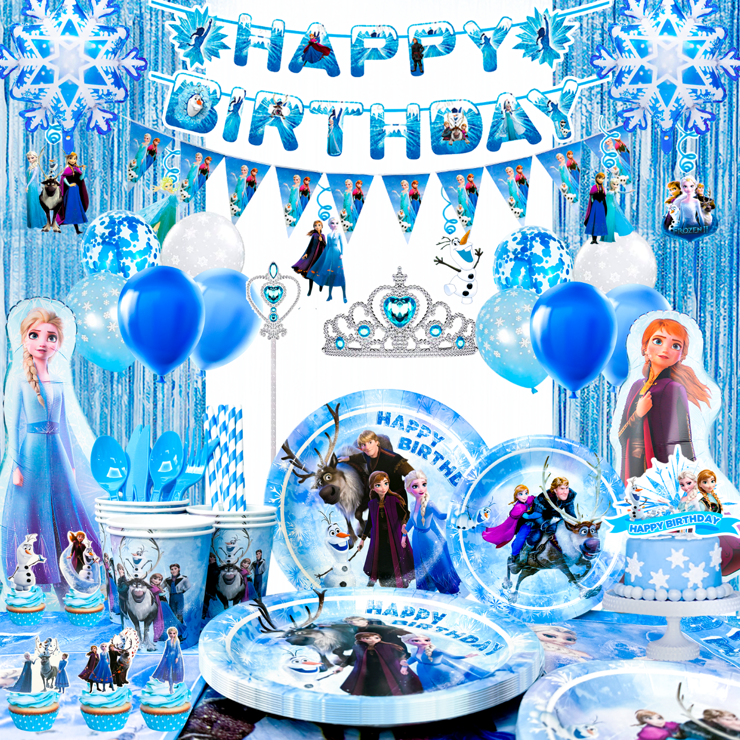 Dart War Birthday Party Decorations Set - Tableware For 16 Guests, Plates, Cups, Napkins, Balloons, Banner - View #9