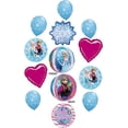 thumbnail image 1 of Frozen Birthday Party Supplies Elsa and Anna's Orbz Winter Wonderland Balloon Bouquet Decorations, 1 of 7