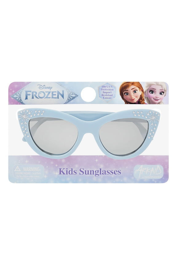 Frozen Blue Bling with Snowflake Cat Eye Sunglasses