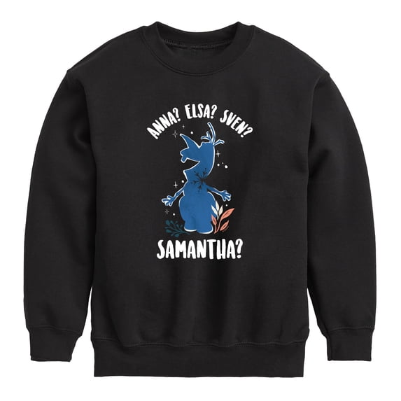 Frozen - Boys' Graphic Long Sleeve Fleece Sweatshirt