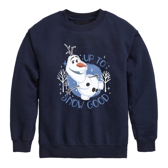 Frozen - Boys' Graphic Long Sleeve Fleece Sweatshirt