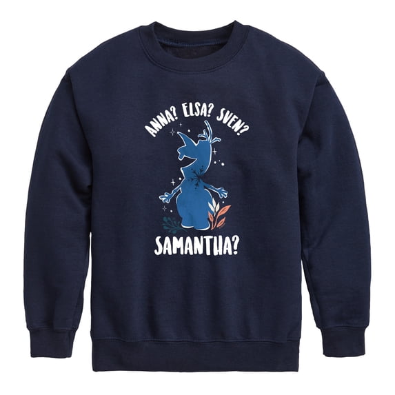 Frozen - Boys' Graphic Long Sleeve Fleece Sweatshirt