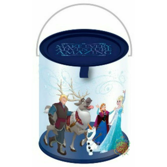 Frozen Clear Paint Canister with Tin Lid - "Amazing"