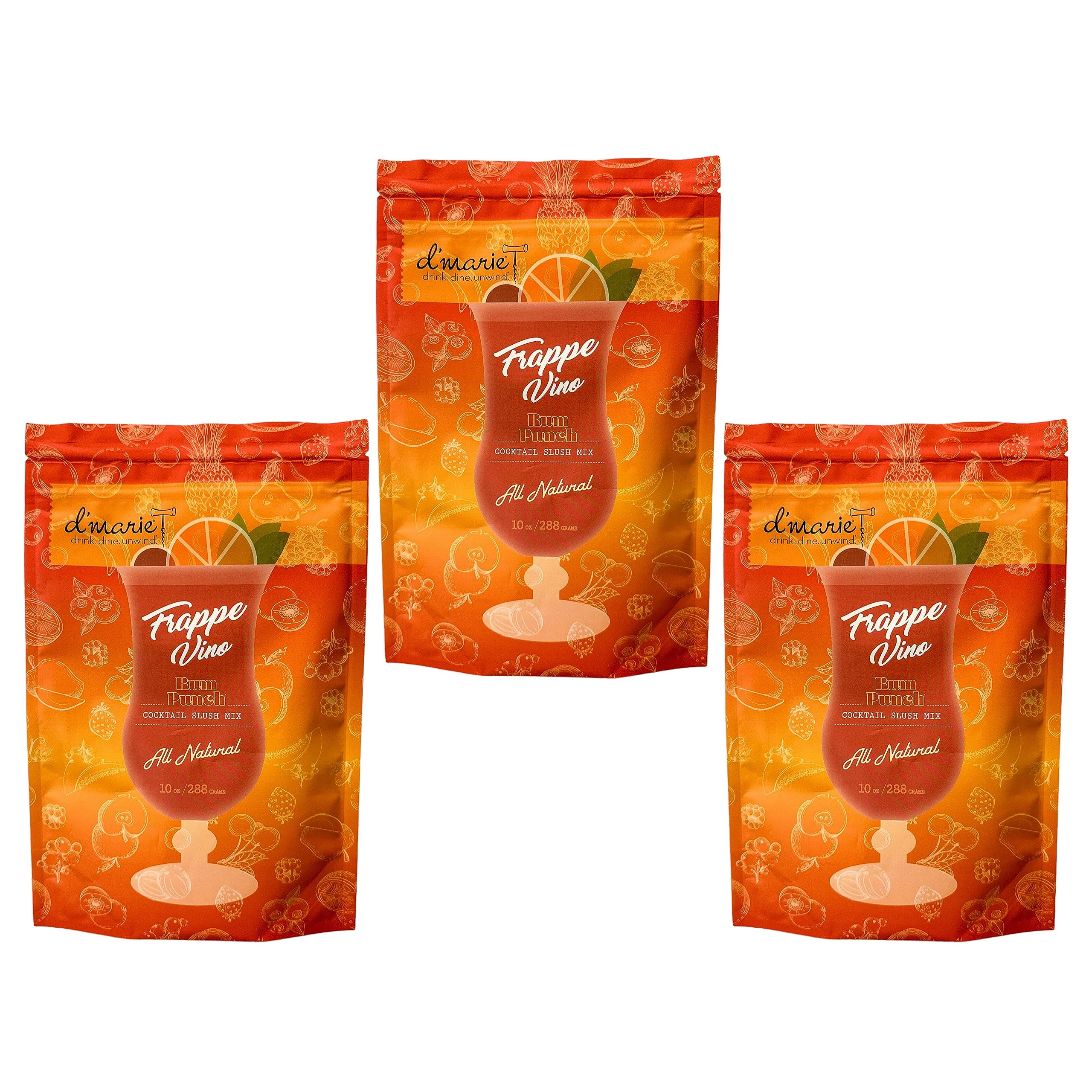 Frozen Cocktail Drink Mix Each Bag Makes 10 Rum Punch Slushies