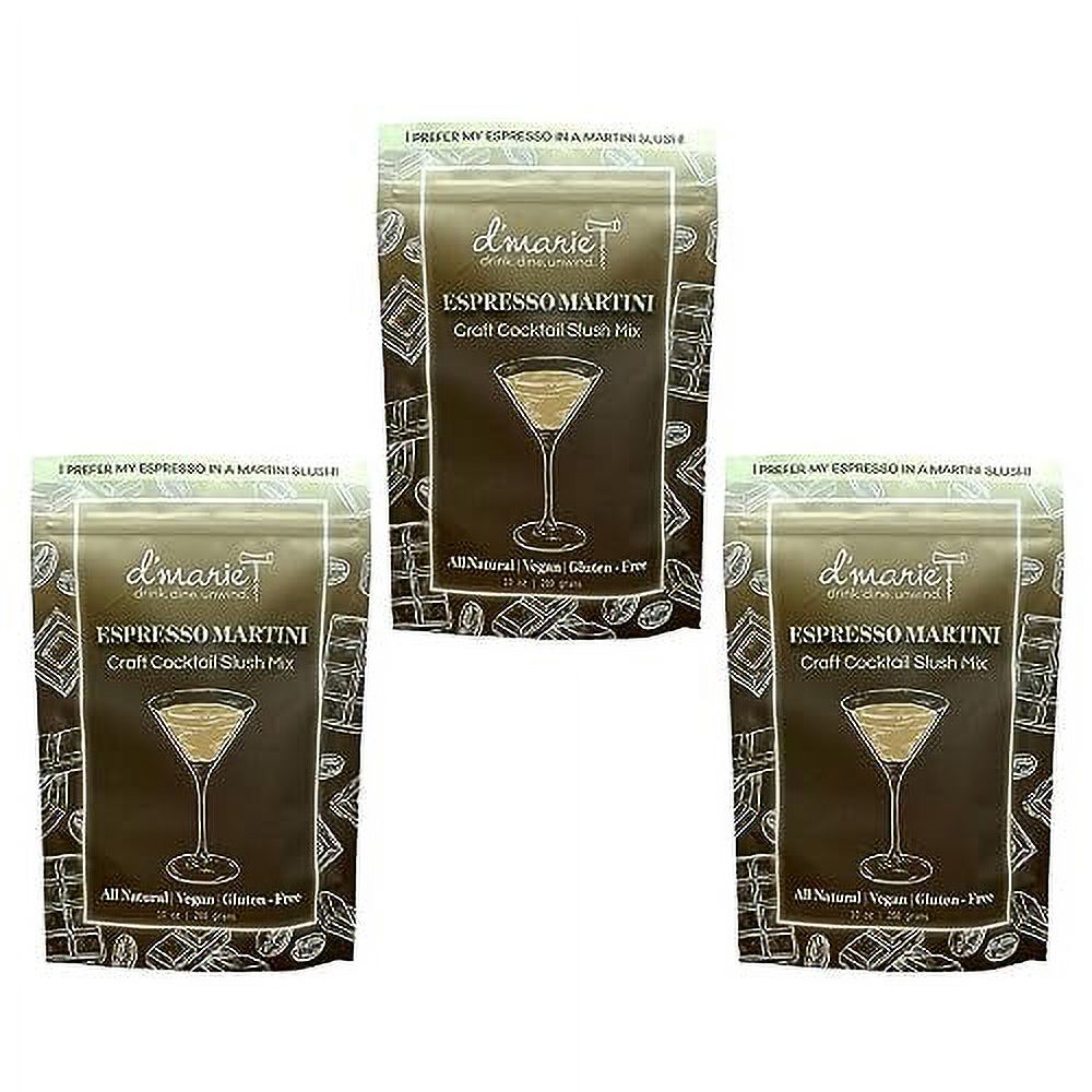 Frozen Cocktail Drink Mix Each Bag Makes 8 Espresso Martini Slushies