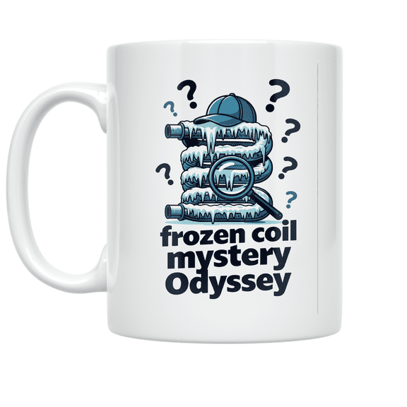 Frozen Coil Mystery Odyssey - HVAC Professional - 11 oz Ceramic Coffee Mug