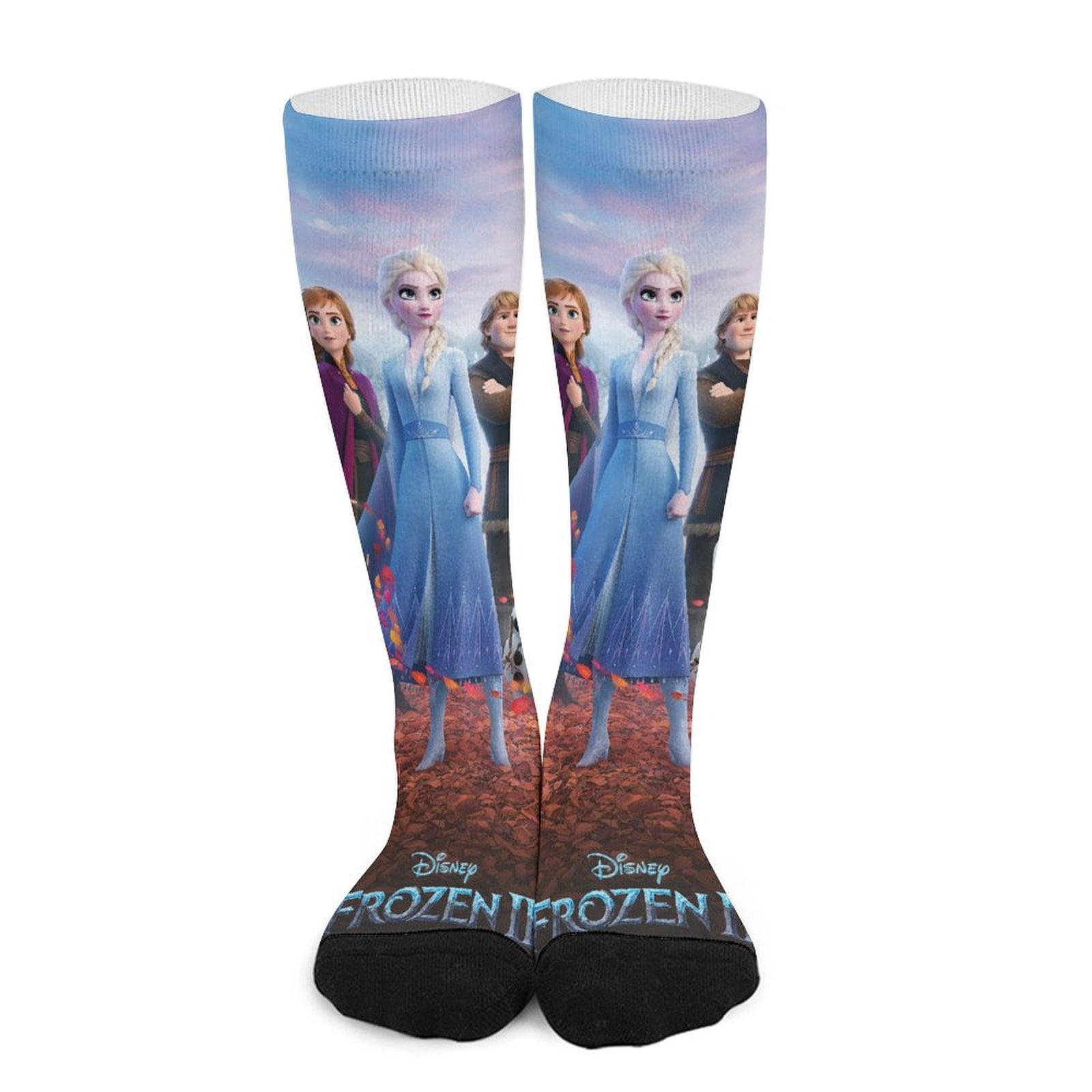 SOMVFCAG Frozen Compression Socks for Women And Men - Best Support for Running, Athletic, Recover, Nurse, Travel