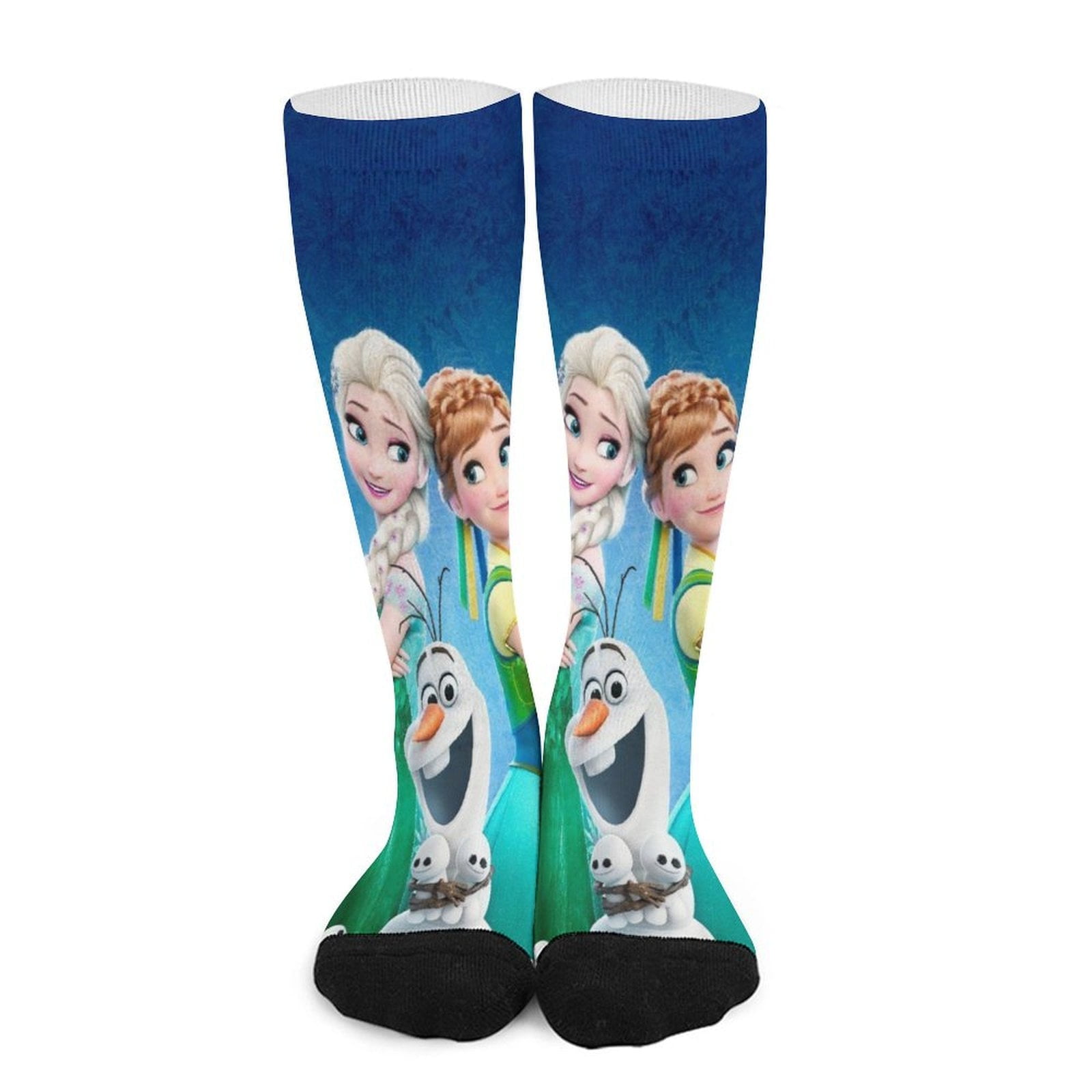 SOMVFCAG Frozen Compression Socks for Women And Men - Best Support for Running, Athletic, Recover, Nurse, Travel