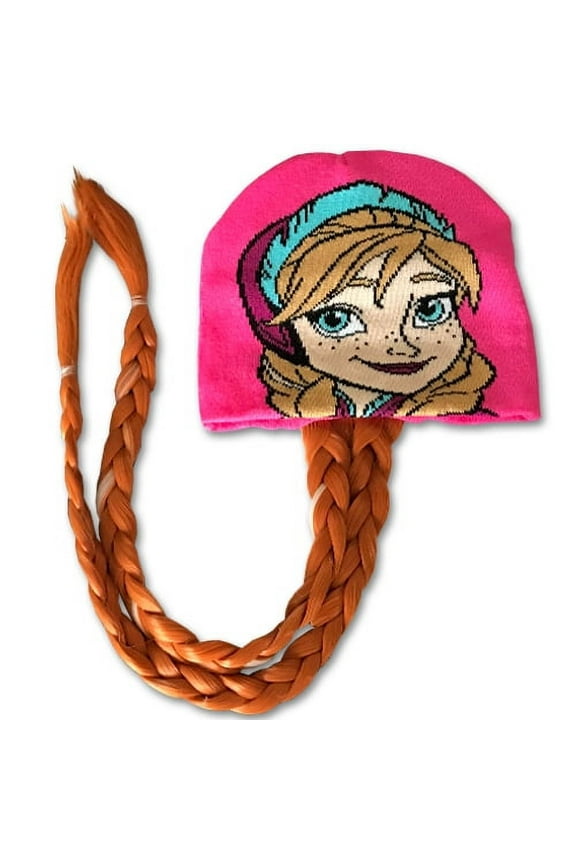 Frozen Deluxe Anna Beanie w/ Braids (1 size, Child)