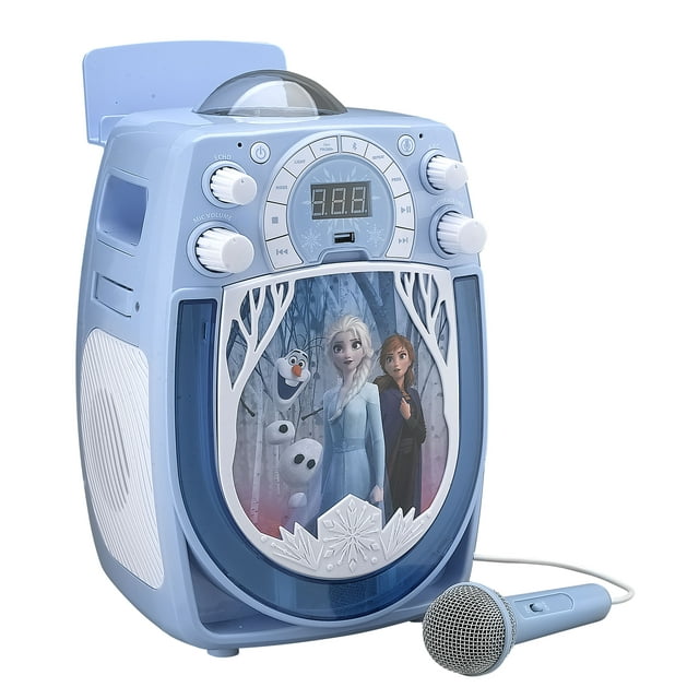 Frozen - Disney Frozen II Karaoke with Snowflake Projector and Microphone (cd+g)