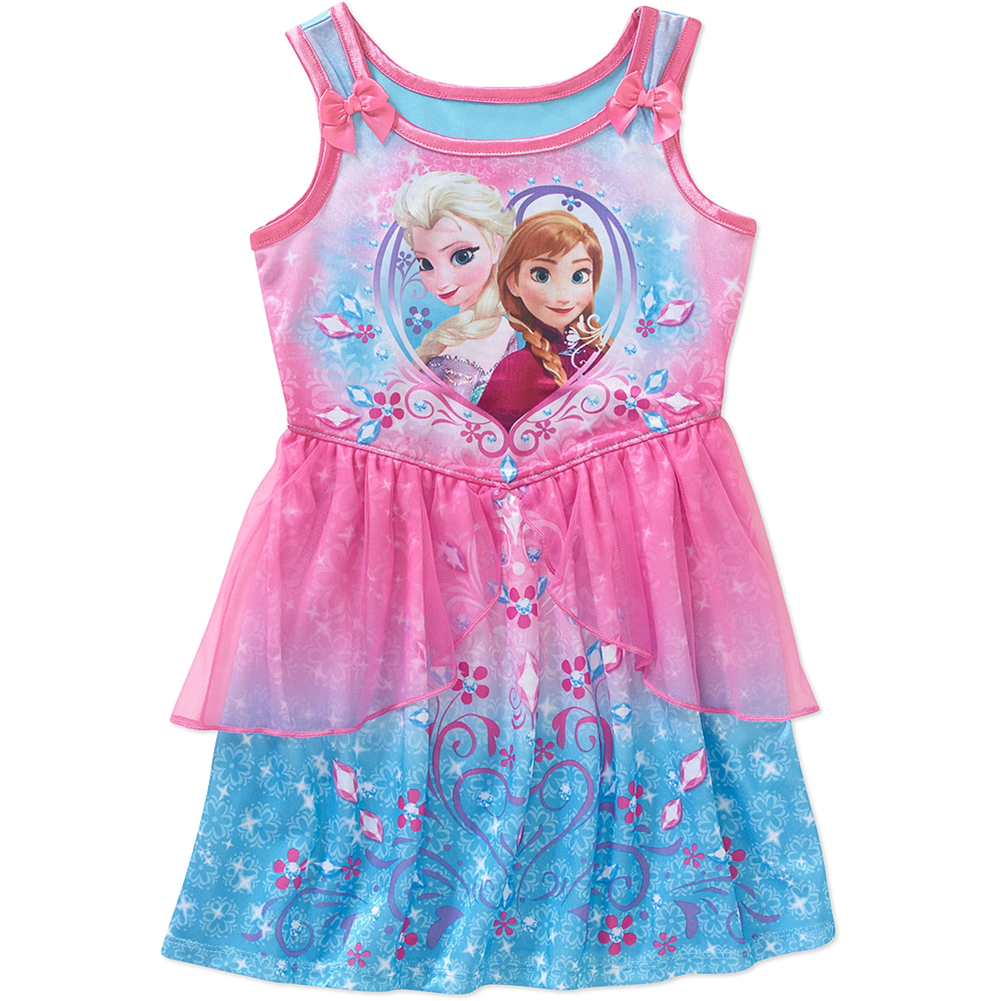 Frozen - Disney Frozen Toddler Girl Sleep Gown - Walmart.com