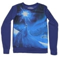 thumbnail image 1 of Frozen (Disney) Girls Juniors Light Sweatshirt - Photorealistic Elsa Magic Image (Large), 1 of 1