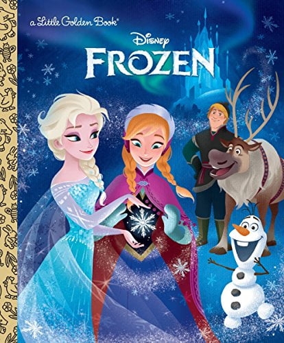Pre-Owned Frozen Disney Little Golden Book Hardcover Victoria Saxon