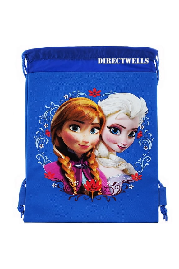 Frozen Drawstring Bag Character Licensed Blue Drawstring Bag