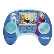 Lexibook - Disney Frozen - Power Console , Bilingual Spanish/English educational game console with 100 activities, JCG100FZi2