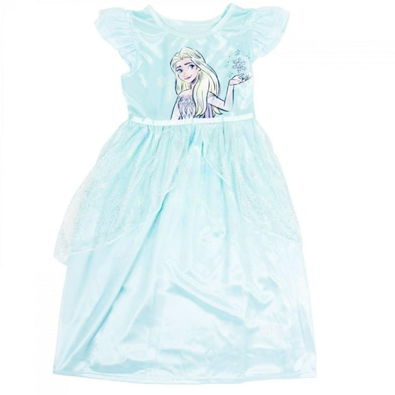 Centric Brands Frozen Elegant Elsa Girl's Nightgown Blue, Size 8