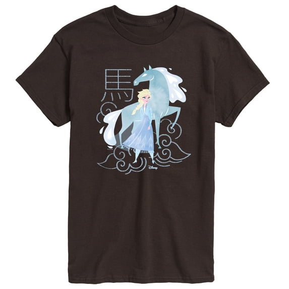 Frozen - Elsa And Nokk Year Of The Horse - Men's Short Sleeve Graphic T-Shirt