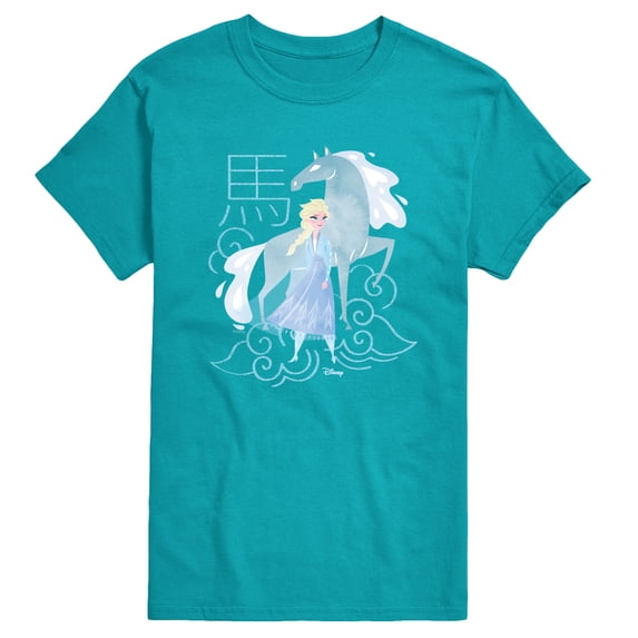 Frozen - Elsa And Nokk Year Of The Horse - Men's Short Sleeve Graphic T-Shirt