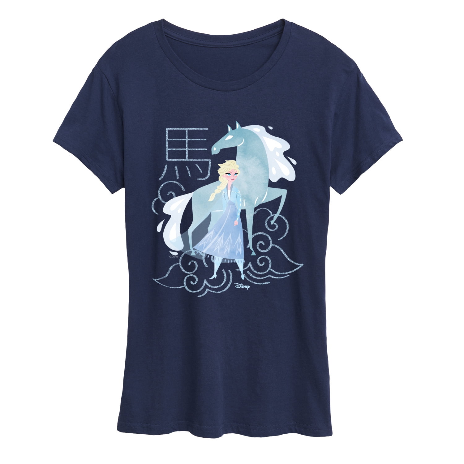 Frozen - Elsa And Nokk Year Of The Horse - Women's Short Sleeve Graphic ...