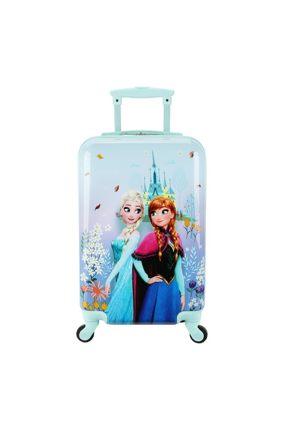 Frozen Elsa & Anna Arendelle Castle 20" Rolling Luggage