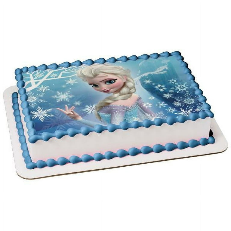 Frozen Elsa Anna Edible Image Photo Cake Topper Sheet Birthday Party - 1/4  Sheet ABPID51044 