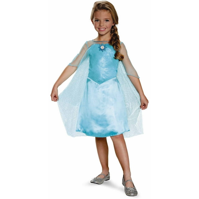 Frozen Elsa Basic Child Dress Up / Role Play Costume, Small Halloween Costume