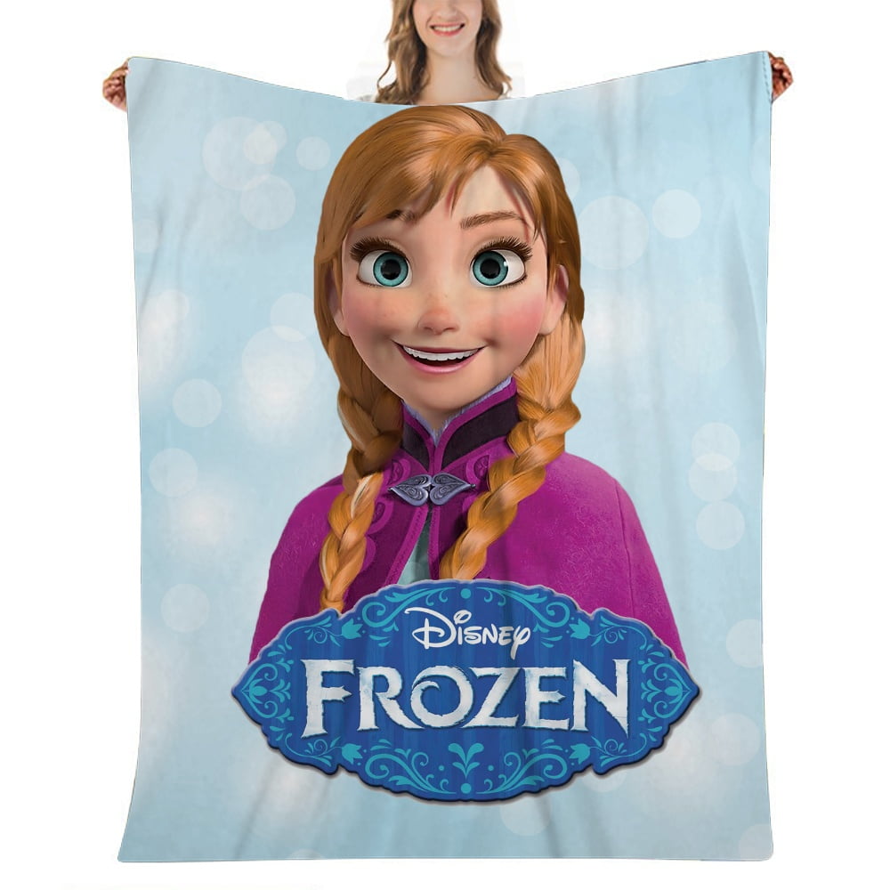 Frozen Elsa Blanket for Girls Soft Cute Throw Blanket Warm Fleece