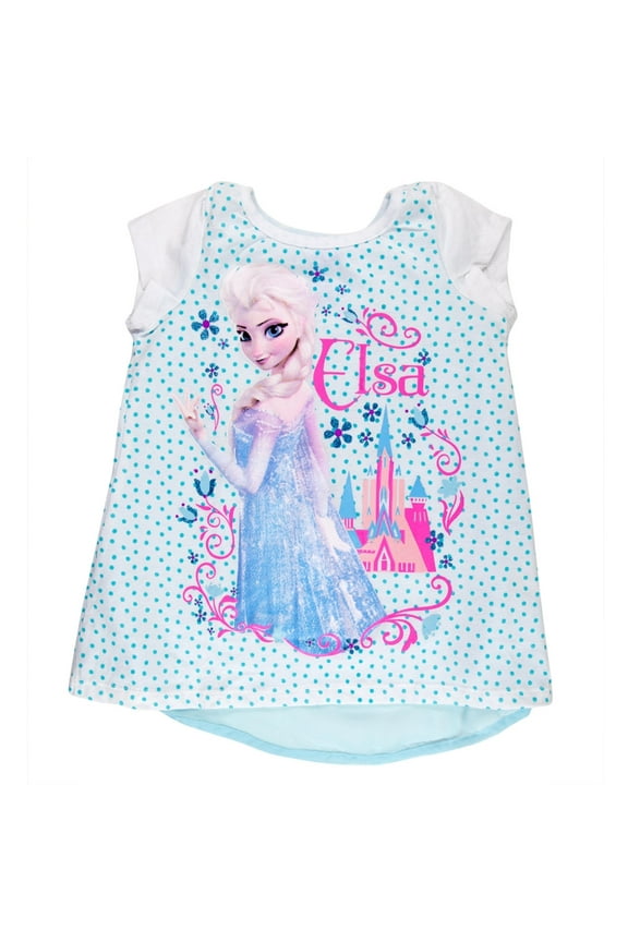 Frozen - Elsa Castle Toddler Tunic Chiffon Insert T-Shirt