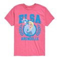 thumbnail image 1 of Frozen - Elsa Collegiate - Toddler And Youth Short Sleeve Graphic T-Shirt, 1 of 4