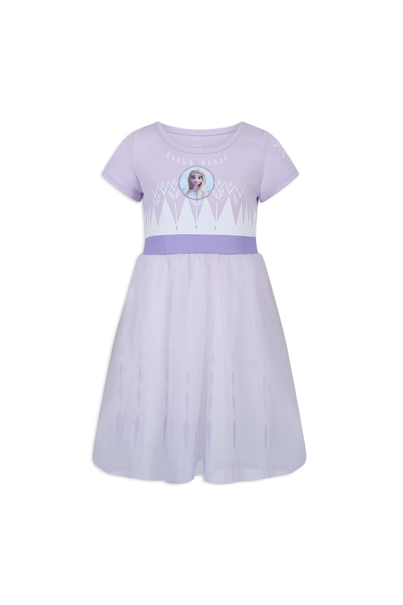 Frozen Elsa Princess Girls Dress for Toddlers and Big Kids (Girls) Sizes 2T - 12