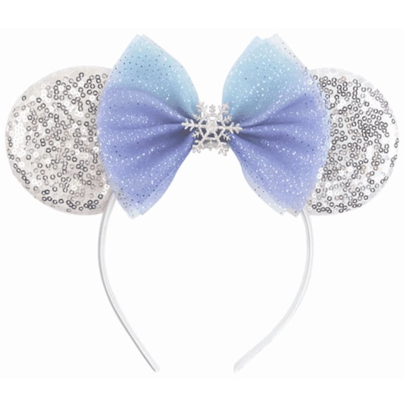 Frozen Elsa II Inspired Mickey Ears, Frozen Mickey Ears, Princess Ears, Elsa Minnie Ears, Elsa Mickey Ears