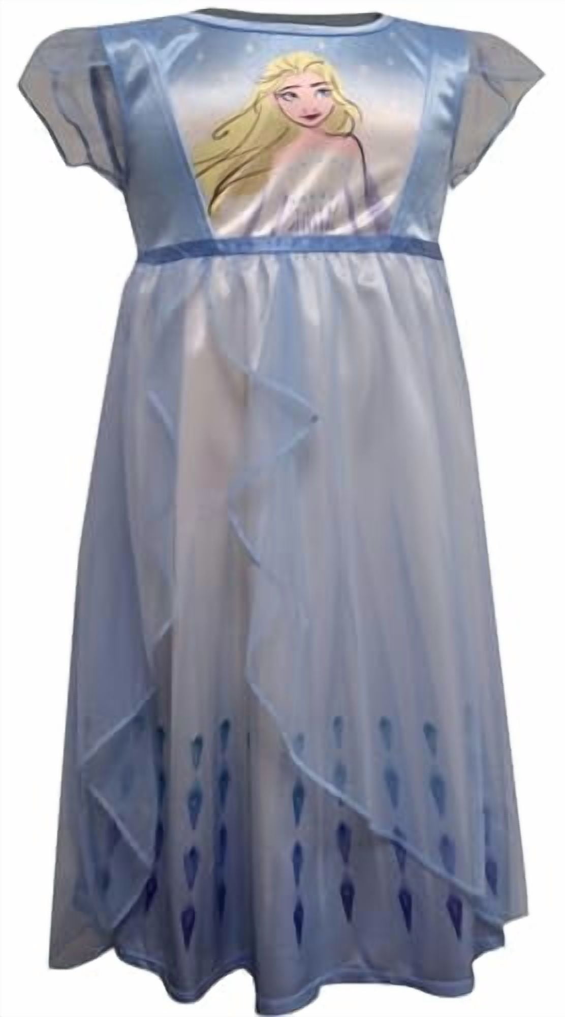 Scrub Garb Frozen Elsa Magical Dress Up Nightgown - White, 4T - Walmart.com