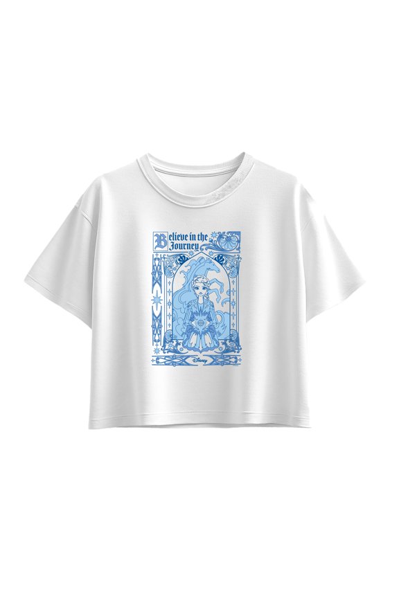 Frozen - Elsa Medieval Design - Youth Girls Boxy T-Shirt