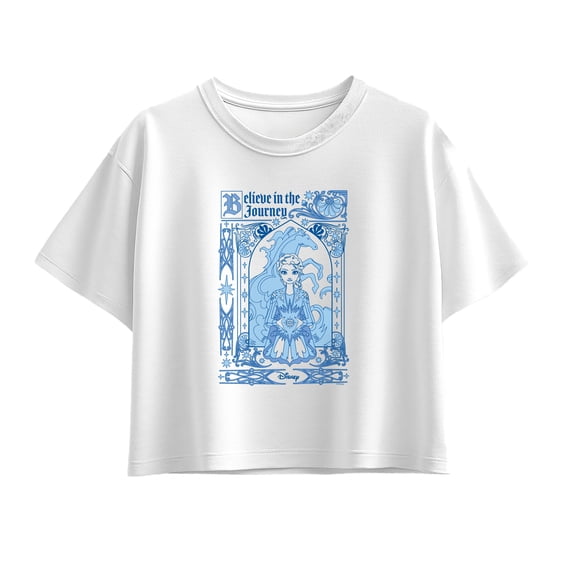 Frozen - Elsa Medieval Design - Youth Girls Boxy T-Shirt