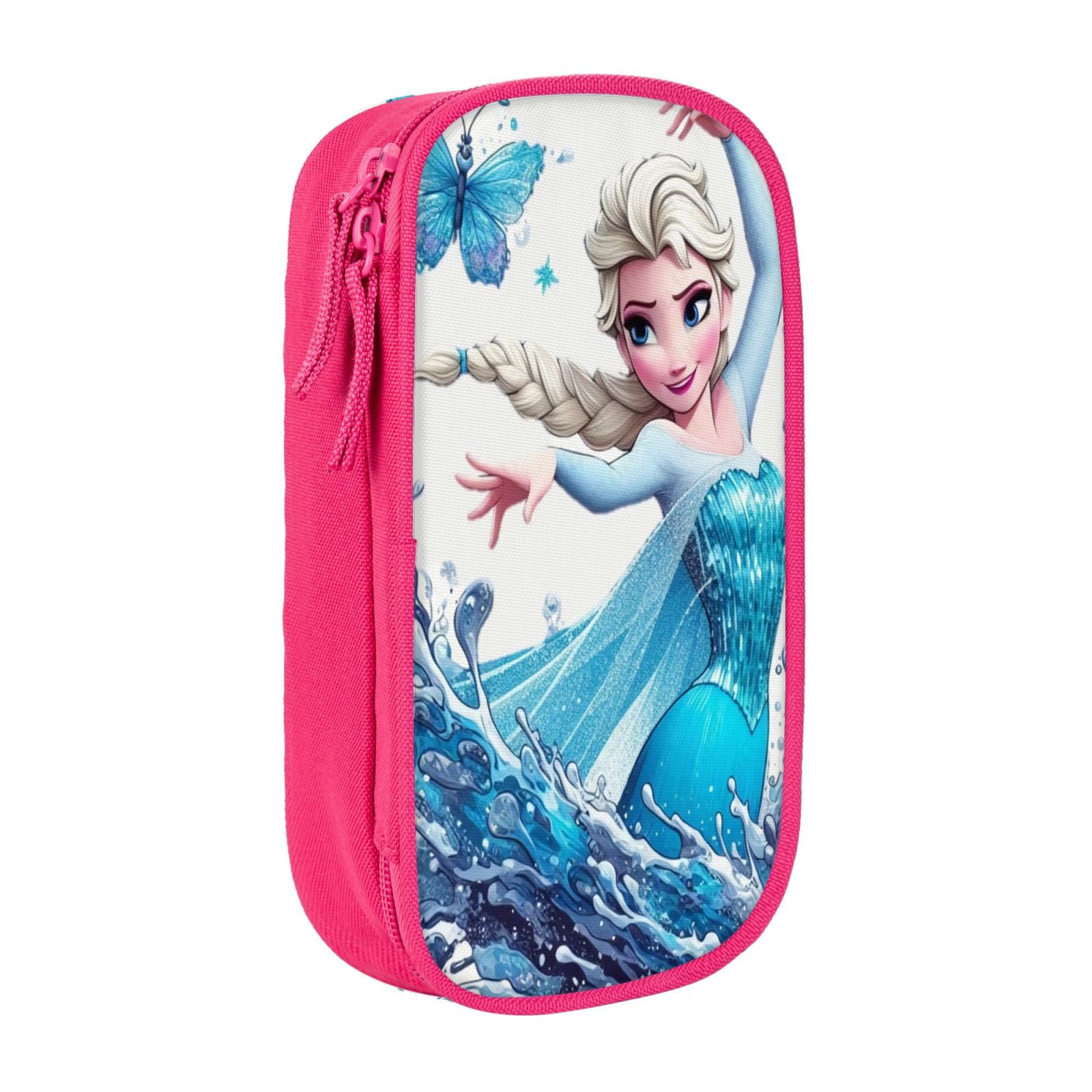 Frozen Elsa Pencil Case,Big Capacity Pencil Pouch Stationery Pen Bag ...