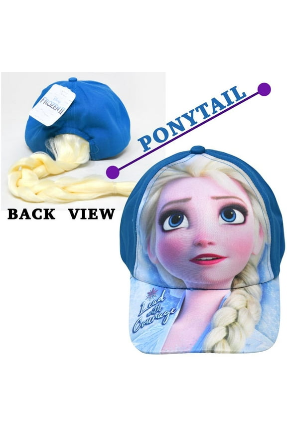 Frozen Elsa "Ponytail" Baseball Cap Hat