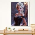 thumbnail image 1 of Frozen Elsa Princess Diamond Art Painting, Full Round Diamond Art, Decorative Wall Art Hanging Painting Home Decoration Valentine's Day Gifts, Decorative Craft Wall Art For Home Wall Decor Gifts, 1 of 5