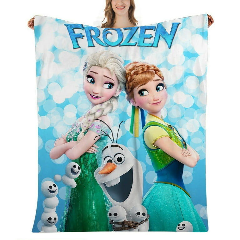 Frozen Elsa Throw Blanket Textured Solid Soft Sofa Couch Decorative Blanket 52x59 inch Navy 372 52x3732 C Walmart