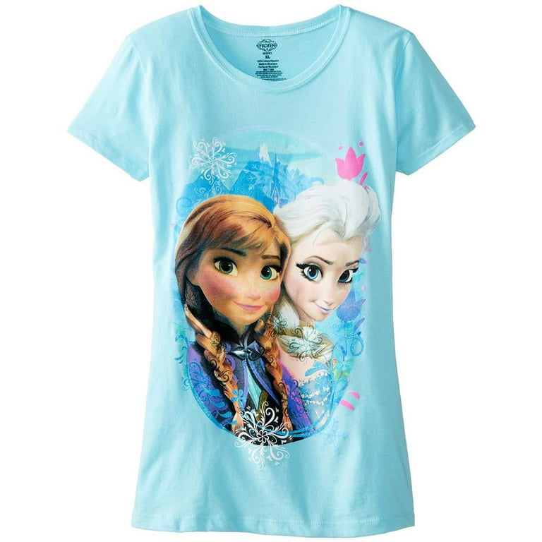 Frozen Elsa and Anna Scene Girls Youth T-Shirt