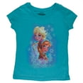 thumbnail image 1 of Frozen - Elsa and Anna Snow Collage Girls Juvy T-Shirt - Juvy 4, 1 of 1