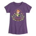 thumbnail image 1 of Frozen - Fall - Anna In A Flower Frame - Toddler & Youth Girls Short Sleeve Graphic T-Shirt, 1 of 5