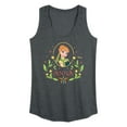 thumbnail image 1 of Frozen - Fall - Anna In A Flower Frame - Women's Racerback Tank Top, 1 of 5